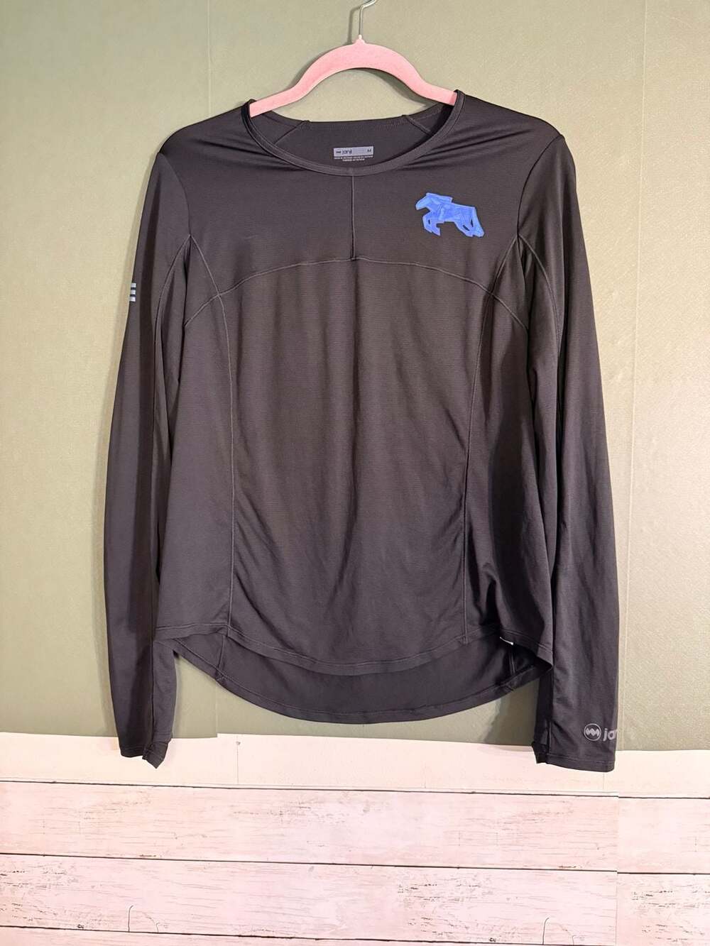 Janji Special Artist Collab Women's Run All Day Long Sleeve Shirt Size M